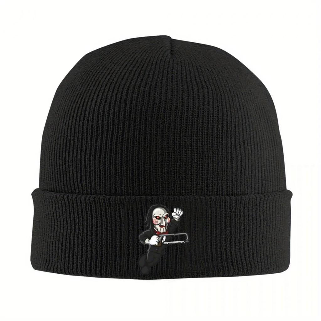 New Horror Saw Knit Hat Beanies Winter Hat Warm Casual Movie Billy Mask Caps For Unisex Women