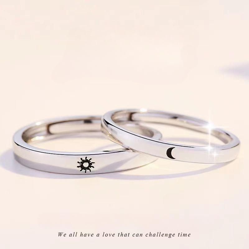 

Кольцо Star Moon Couple Open Ring Retro Ring Кольцо Sun Moon Star Live Ring Мужское и женское кольцо из акации moon adjustable