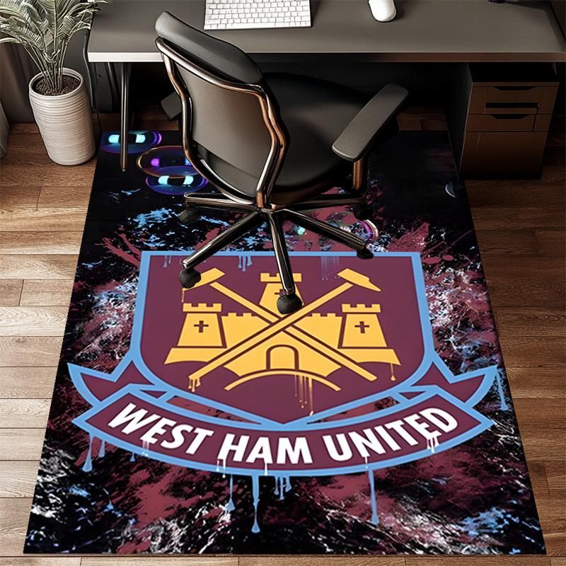 hammer Football Printed Office Carpet Chair Cushion  Entryway Rug, Rugs for Living Room, Bedroom Christmas gifts