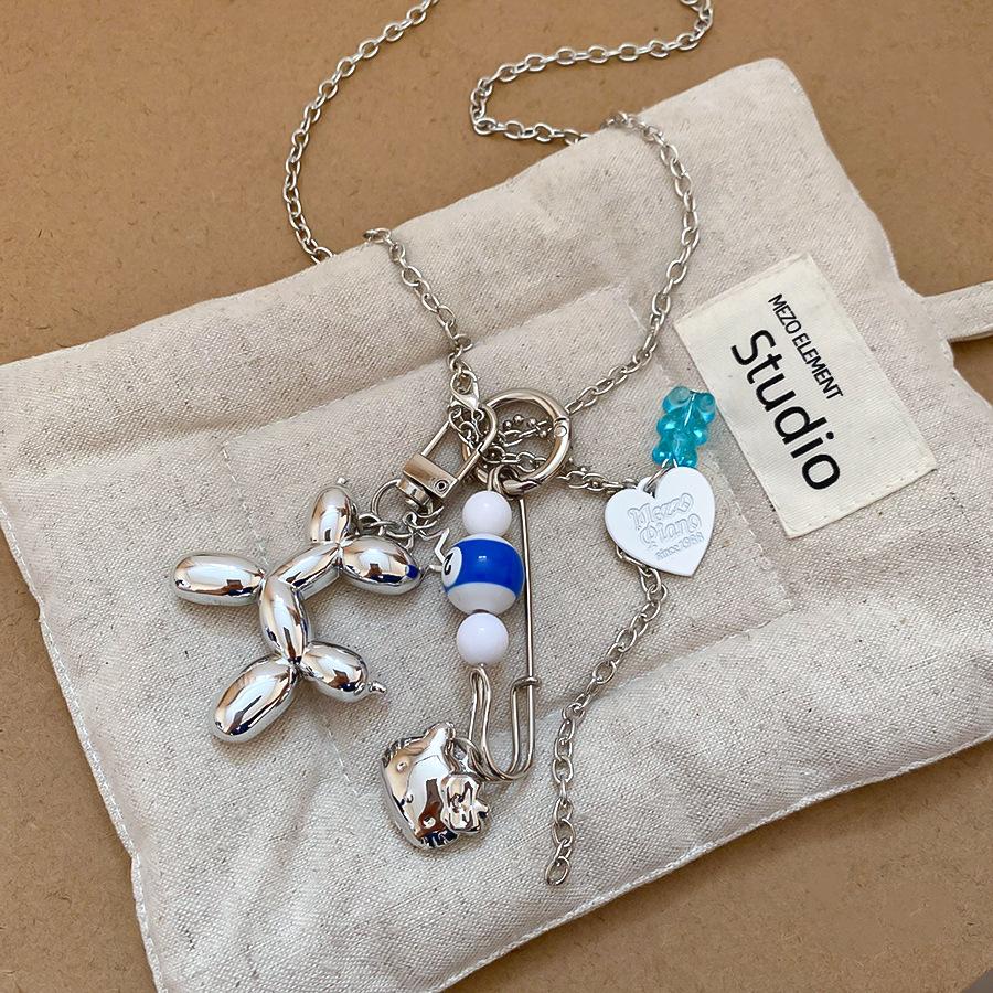 Mengqu Cute Puppy Necklace~ Children's Fun Versatile Long Accessories Women's New Popular Necklaces