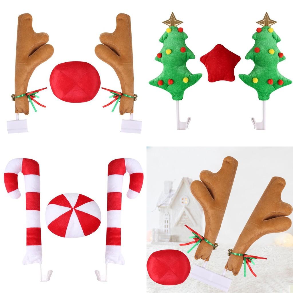 European And Stylish American Christmas Tree Ornaments For Cars With Candy Cane Design