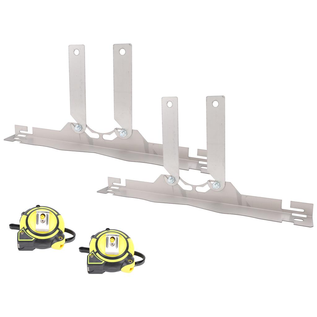 Wheel Alignment Tool with 2 Measuring Tapes, Automotive Stainless Steel Alignment Tool Kit for Car, Truck, SUV
