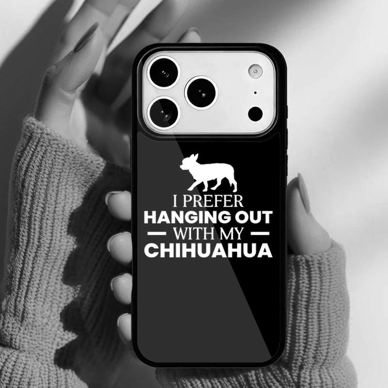 Super Cool Chihuahua Dog Phone Case for iPhone 17 Air 16e 15 14 13 Pro Max Back Cover for 12 11 Pro Coque