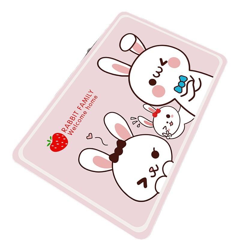 New Diatom Mud Mat Home Cartoon Carpet Toilet Moisture-wicking Foot Mat Easy To Clean Bathroom Mat Durable Durable