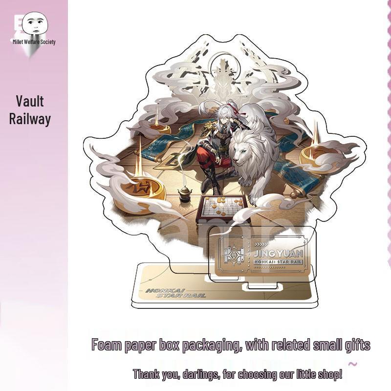 miHoYo Star Rail Firefly Dan Heng Luna Figurine Set: Acheron, Aventurine, Kafka, Silver Wolf, Jingliu, Xueyi Standees