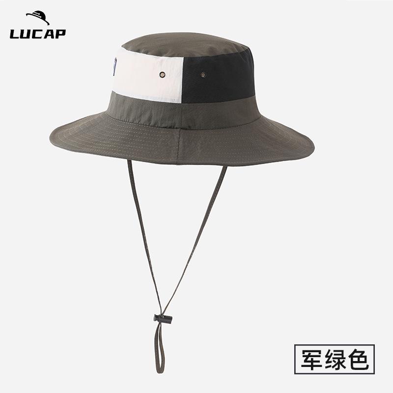 Sun Hat Men's Summer Full Face Sun Protection Bucket Hat Outdoor Mountaineering UV Protection Sun Hat Fishing Mountaineering Hat