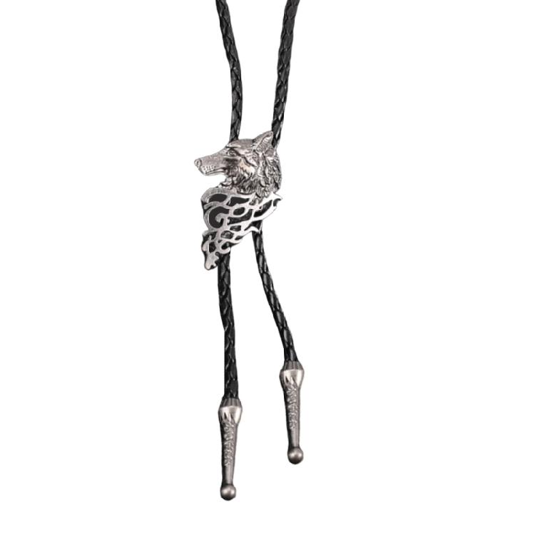 

Men Personality Neck Tie Original Styles Western Bolo Ties Leather Pendant Tie for Sport and Casual Outfits