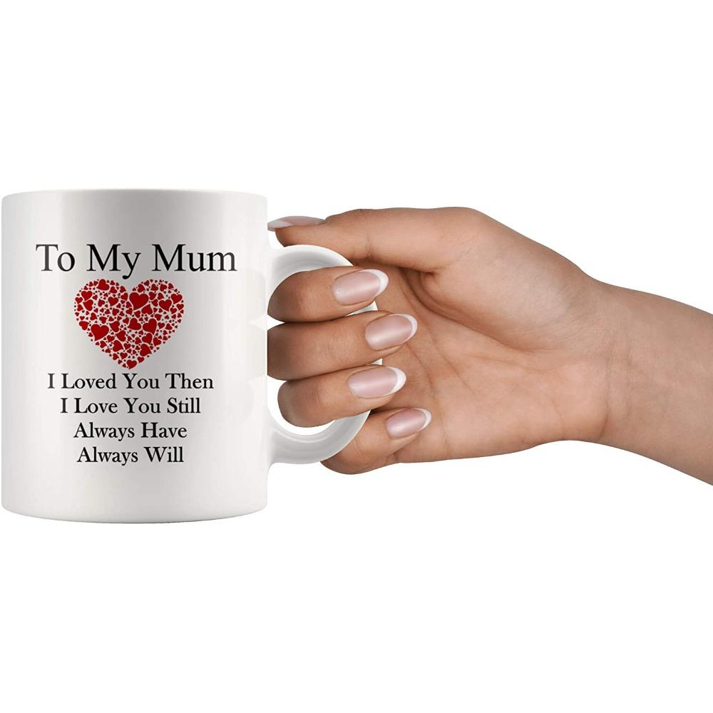 English characters Mother's Day ceramic coffee cup mug water cup new love gift