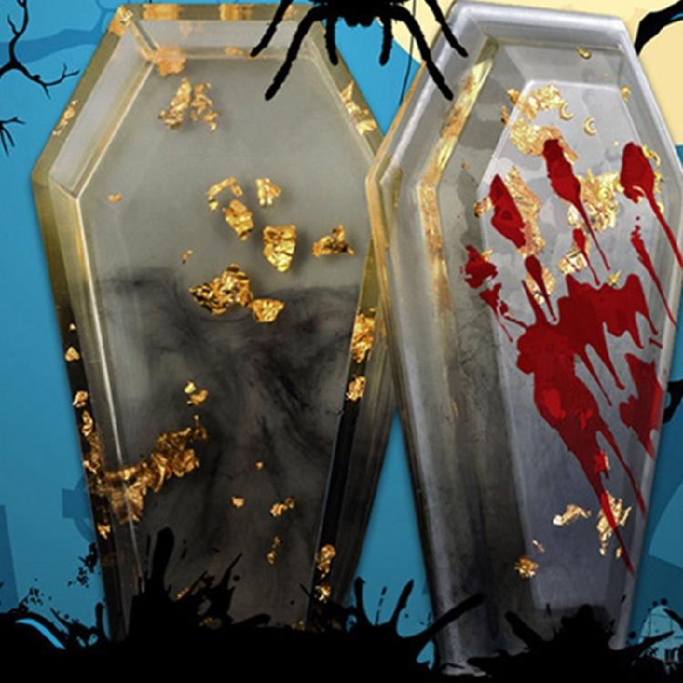 3D Coffin Silicone Molds DIY Epoxy Resin Molds Storage Box Ornament Making Tool