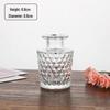 SEE KEAN Simple Striped Glass Vase
