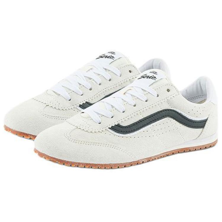 Vans Super Lowpro Retro Trend Series Comfortable Versatile Thin Sole Low Top Skate Shoes Unisex Sneaker Beige VN000D83CCZ1