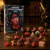 Human Organ Christmas Ornaments Anatomy Advent Calendars 2026 24 Days Organs Countdown Calendar 2D Body Science Kits Acrylic Parts Pendants