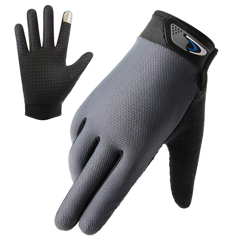 Summer Male's Fishing Gloves Anti-UV Cycle Cycling Female Two Finger Cut Male Touch Screen Angling Anti-Slip Breathable Fitness Glo Practical Use