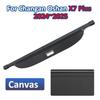For Changan Oshan X7 Plus Accessories 2025 2020~2024 Car Trunk Cargo Cover Retractable Storage Board Partition Privacy Curtain
