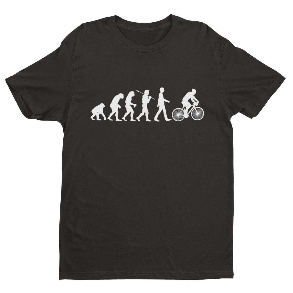 Funny Cycling T Shirt Evolution Of Cycling Ape To Man Darwin Design Cyclist Gift