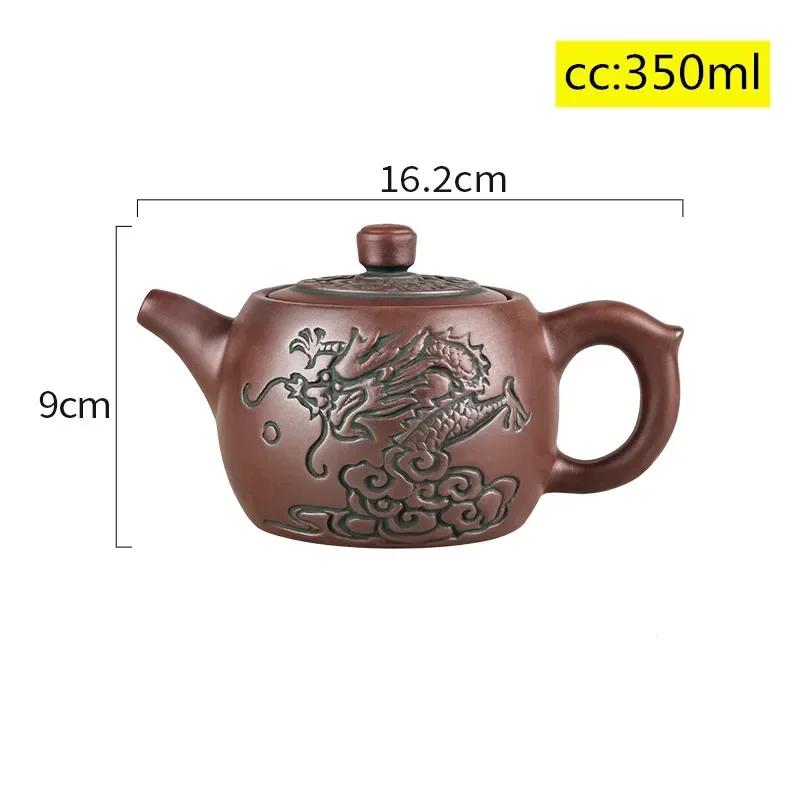 NLSLASI Authentic Yixing Teapot Tea Pot Raw Ore Custom Gift Purple Clay Tea Set Kettle Chinese Tea Ceremony Etiquette Teapot