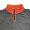 Men Half Zip Stand Collar Sweatshirt Color Block Elbow Patch Long Sleeve Casual Pullover Top