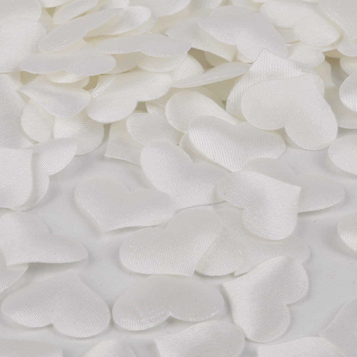 

Лепестки в виде сердца 5,5×5,5 см, 100 штук 20x15mm белый