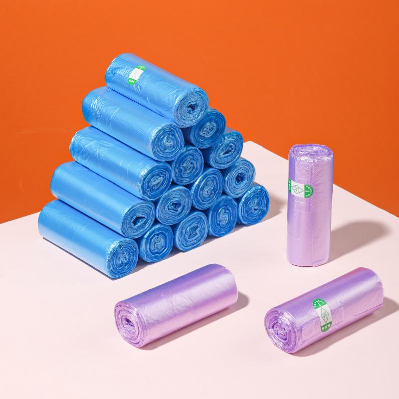 Japan KOMEKI Premium Double Roll Garbage Bags: Large Vest Bags (50 pcs) & Medium (60 pcs) - 2 Rolls