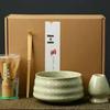 Matcha Tool Set: Chasen Stand & Tea Whisk with White Hon-date, Inspired by Song Dynasty, in Japanese Gift Box