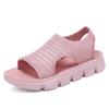 Shoes women's summer new hollow fish mouth women's sandals polyurethane soft sole comfortable mother shoes women's shoes