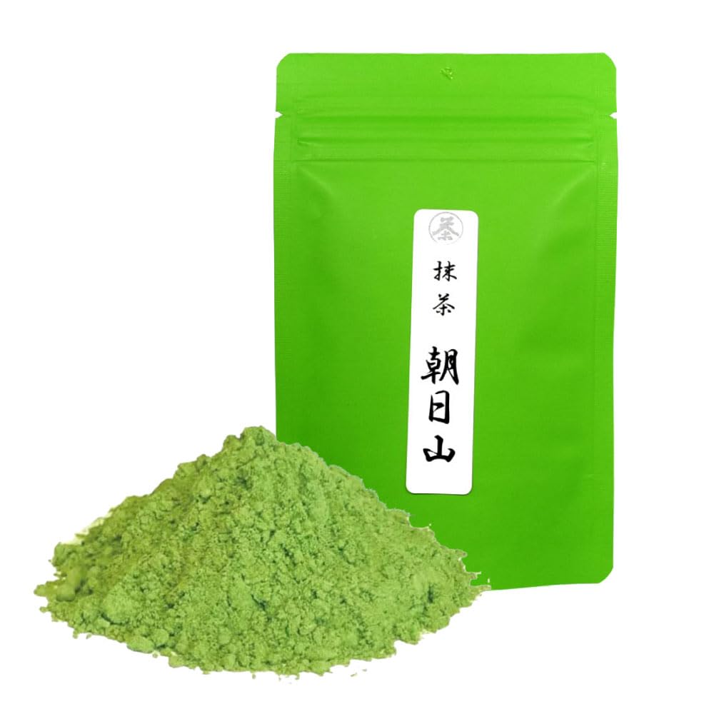 Stone-ground Matcha [Asahiyama] made with tencha tea from Nishio, Aichi Prefecture, 30g