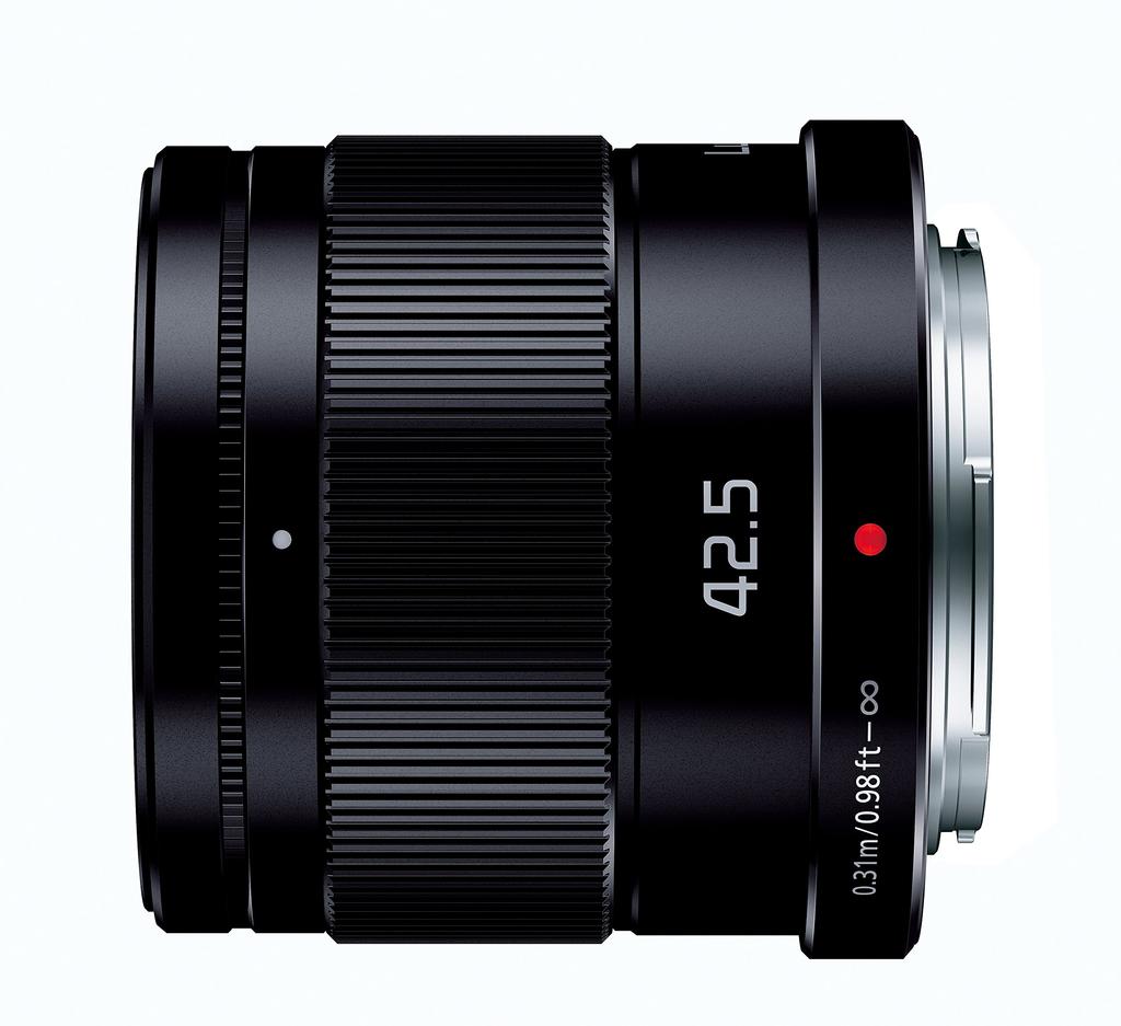 Panasonic Lumix G POWER Single Focus Medium Telephoto Lens for Micro Four Thirds Black 42.5mm/ F1.7 ASPH./ O.I.S. H-HS043-K