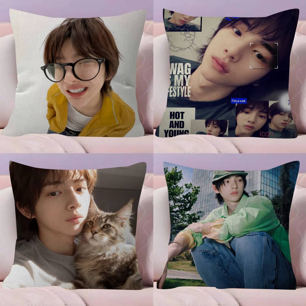 Singer JUHOON Idol  Pillow Cover Sofa Cushion Cover Home Room Decoration Children Gift