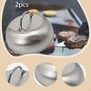 2 Pieces Basting Cover Cheese Melting Dome Round Multifunctional Smashed Burger Griddle Accessory