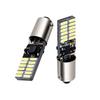 2/10pcs BA9S Car LED CANBUS Bulbs Error Free 24LED For Car Side Wedge Light Interior Signal Lamp 12v Universal White