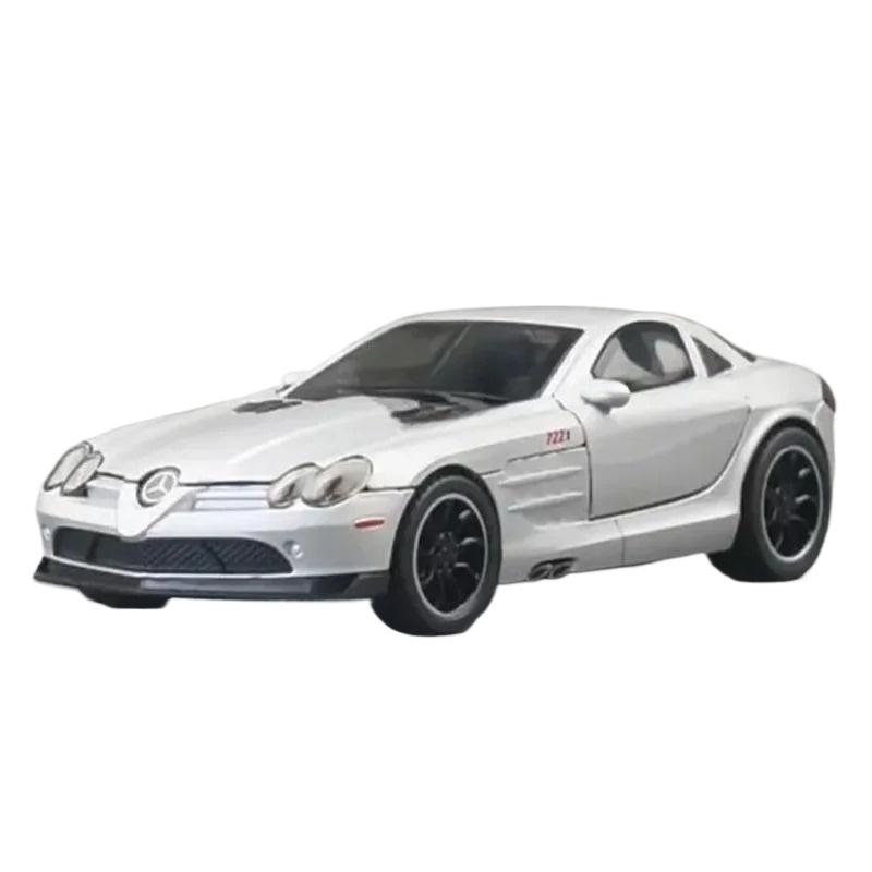 

Diecast 1/32 Benz SLR McLaren 722 S Roadster Speedster Supercar Alloy Model Collection Metal Miniature Hobby Boy Car Toy Gifts серебряный
