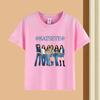 KATSEYE Korean Wave Girl Group Fashionable Youthful Relaxed Trendy Pure Short-sleeved Polyester Children's T-shirt