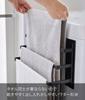 Yamazaki Home Tower 3797 Magnetic 3-Tier Towel Hanger for Washing Machine Black Direct from Japan