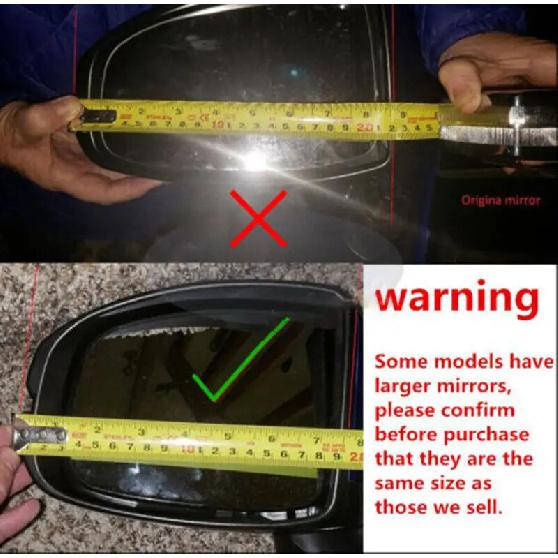 For Honda Fit Jazz 2014- Car Sticker Rearview Side Mirror Cover Wing Cap Exterior Case Trim Accessories Vehicle Decoration