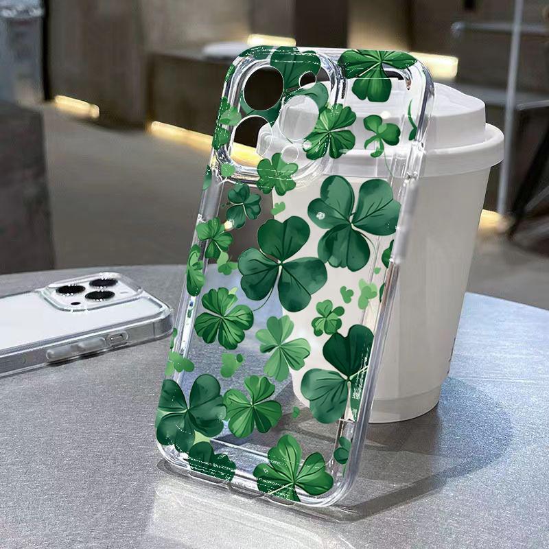Watercolor Purple Lavender Floral Clear Phone Case for iPhone 17 16 15 14 13 12 11 16E Series Pro Max Plus