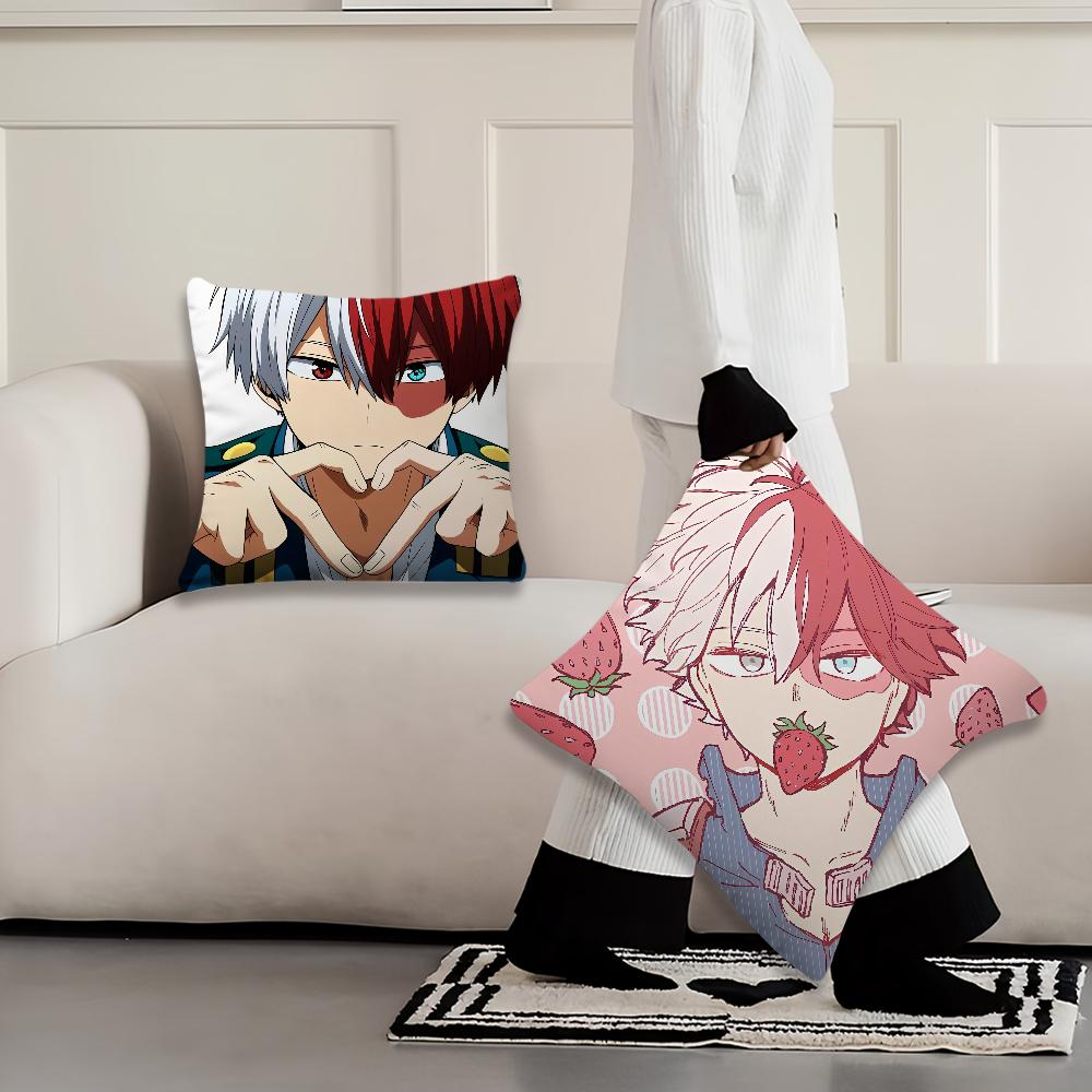 Anime M-Meine H-Heldenakademie Shoto Todoroki Kissenbezug Wohnzimmer Kopfteil Büro Schlafzimmer Kissen Sofa Nickerchen Kissenbezug