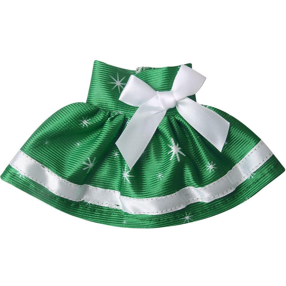 Elves Clothes Christmas Doll White Red Green Dress Baby Toys Accessories Skirt For Children's Christmas Gifts Doll Accessories