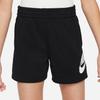 Nike Letter Logo Print Casual Kids Shorts Kids shorts Black FV3366-010