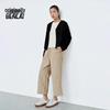 BENLAI Women's 2025 Spring Hooded Short Knit Cardigan