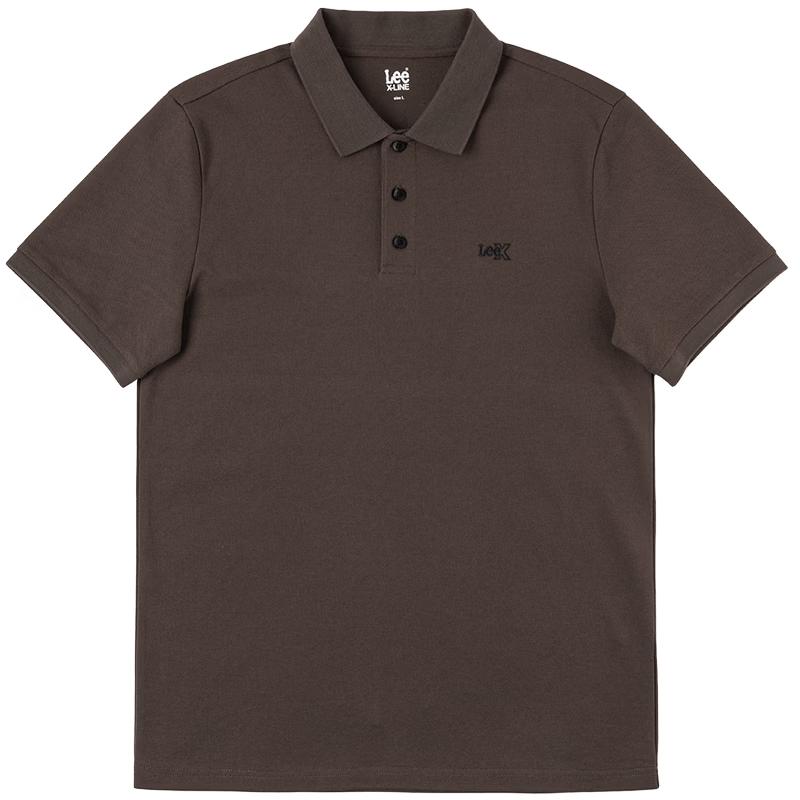 Lee Men s Standard Fit Embroidered Logo Lightweight Short Sleeve Polo Shirt M