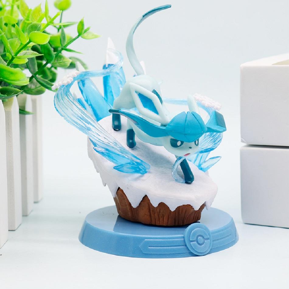 8 style Pok é mon Action Doll Pikachu Adventure Eevee Blind Box Anime Model Desktop Decorations Pok é mon Toys Boy Birthday Gift