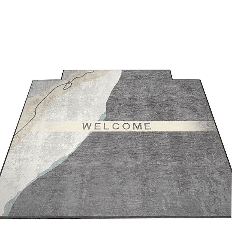 Minimally Modern Household Entrance Mat Living Room Entrance Mat Non Slip Foot Mat Absorbent Carpet