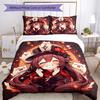3pcs Genshin Impact2 Design Cover Set - HD Printed Bedding with 1 Cover and 2 Pillowcases - Perfect for Home and Dorm Decor