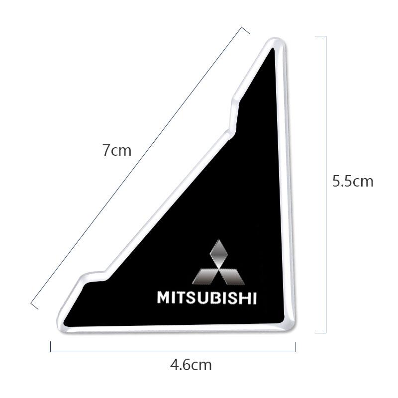 Silikonové chrániče rohů dveří auta 90° proti kolizi pro Mitsubishi Lancer Ralliart ASX Mirage Pajero Xpander Attrage