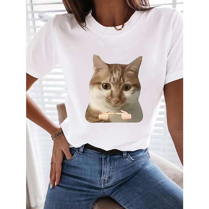 

Футболка с коротким рукавом, приятная к коже и отлично подходящая для прогулок на выходных XXL белый