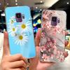 For Samsung Galaxy S9+ S9 Plus Case SM-G965F Cute Love Heart Strawberry Soft Silicone Cover on Samsung S9 S 9 SM-G960F TPU Coque