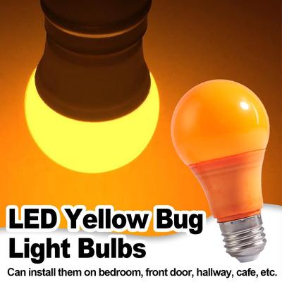 Led Yellow Bug Light Bulbs E27 Spectral Mosquito Repellent 110-220v Lamp 9w Flies Globe Bulb Physical Lamps House And Garden Fly