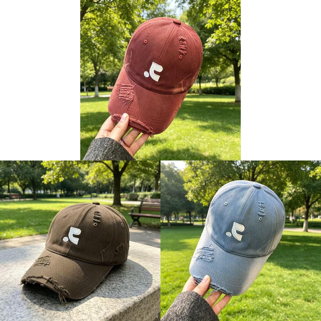 Classic Embroidered Baseball Cap With Sun Protection For Casual Men And Women