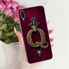 Clear Cover For Huawei Y9 2019 Case Luxury Crown A-Z Letters 2D Painted Soft Casing For Huawei Y9 2019 JKM-LX1 JKM-LX2 JKM-LX3