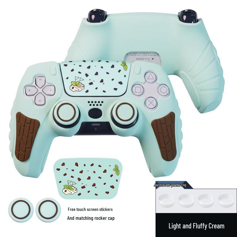 Copertura Protettiva in Silicone Antiscivolo e Antisudore per Controller PS5 per PlayStation 5